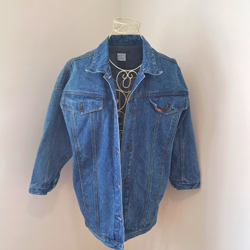 Vtg. Jordache Denim Western Boho Classic Grandpacore Barn Jacket, Size Small.